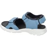 Niebieskie Sandały płaskie dla chłopców w stylu retro na lato marki Ecco Biom w rozmiarze 26 