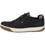Czarne Sneakersy męskie z Goretexu wodoszczelne gładkie marki Ecco Byway Tred w rozmiarze 43 