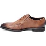 Buty skórzane męskie gładkie z gładkiej skóry na wiosnę marki Ecco Calcan w rozmiarze 41 