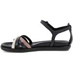 Czarne Sandały skórzane damskie eleganckie na lato marki Ecco Simpil w rozmiarze 42 