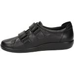 Czarne Wysokie sneakersy dla dzieci z wyjmowanymi wkładkami w stylu skandynawskim marki Ecco w rozmiarze 35 