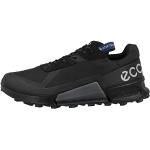 Czarne Buty do biegania terenowe męskie z Goretexu wodoodporne sportowe marki Ecco Biom w rozmiarze 46 