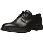 Czarne Buty męskie z wyjmowanymi wkładkami w stylu biznesowym marki Ecco w rozmiarze 46 