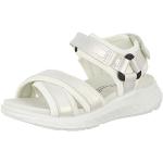 Białe Sandały skórzane dla dziewczynek na lato marki Ecco w rozmiarze 32 