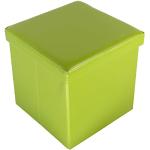 Zielone Pudełka do przechowywania  tapicerowane 