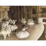 Edgar Degas baletowy próba na scenie duża sztuka ś