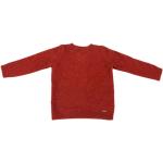 Czerwone Swetry dziecięce z aplikacją dla dziewczynek do prania w pralce brokatowe eleganckie marki Liu Jo 