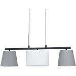 Szare Lampy wiszące wielopunktowe w nowoczesnym stylu stalowe marki Eglo - gwint żarówki: E14 