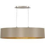 Taupe Lampy wiszące wielopunktowe w nowoczesnym stylu stalowe marki Eglo - gwint żarówki: E27 