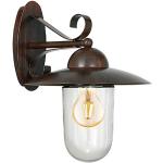 Brązowe Lampy przezroczyste w stylu retro marki Eglo - gwint żarówki: E27 
