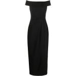 Czarne Sukienki na zamek damskie z krótkimi rękawami maxi marki Ralph Lauren w rozmiarze S 