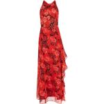Czerwone Sukienki wizytowe damskie z poliestru maxi marki Guess w rozmiarze L 