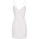 Białe Sukienki wizytowe damskie marki Elisabetta Franchi w rozmiarze L 