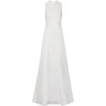 Białe Sukienki wizytowe damskie maxi dla panny młodej w rozmiarze XL 