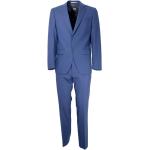 Elegancki, dopasowany garnitur z elastyczną wełną w kolorze niebieskim Hugo Boss
