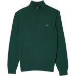 Zielone Swetry na zamek eleganckie marki Lacoste w rozmiarze XL 