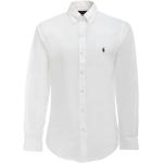 Białe Koszule typu slim męskie eleganckie marki Ralph Lauren w rozmiarze XL 