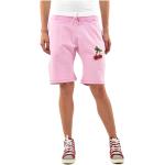 Różowe Krótkie spodnie z cekinami bawełniane marki D'squared2 w rozmiarze M 