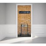 Elektrostatyczna naklejka na drzwi Ambiance Harry Potter Platform, 83x204 cm
