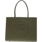 Oliwkowe Shopper bags damskie eleganckie marki Tory Burch 