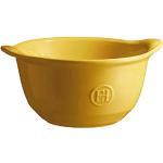 Żółte Miski na zupę do mycia w zmywarce ceramiczne marki Emile Henry 
