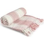 Różowe Narzuty na łóżko tapicerowane pikowane w nowoczesnym stylu - Zrównoważony rozwój 