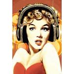 empireposter - Monroe, Marilyn - Headphones - Rozm