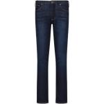 Niebieskie Jeansy rurki męskie dżinsowe marki Emporio Armani 