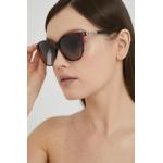 Emporio Armani Okulary przeciwsłoneczne damskie kolor fioletowy