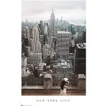 Plakaty urbanistyczne z motywem Nowego Jorku 