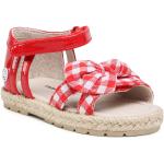 Przecenione Czerwone Sandały skórzane damskie na lato marki Mayoral w rozmiarze 20 