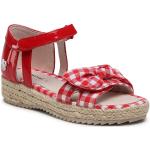Przecenione Czerwone Sandały skórzane damskie na lato marki Mayoral w rozmiarze 26 