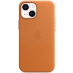 Etui APPLE Leather Case MagSafe do iPhone 13 mini Złocisty brąz