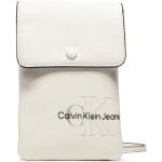 Przecenione Białe Pokrowce na telefony damskie dżinsowe marki Calvin Klein Jeans 