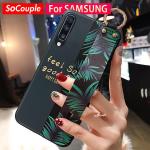 Fioletowe Etui na Samsunga Galaxy Note miękkie wodoodporne z motywem kwiatów w stylu biznesowym 