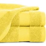 Żółte Komplety ręczników bawełniane marki Eurofirany w rozmiarze 50x90 cm 