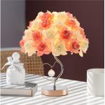 Różowe Lampy z motywem kwiatów w nowoczesnym stylu - gwint żarówki: E27 