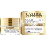 Przecenione Złote Kosmetyki do pielęgnacji twarzy z kwasem hialuronowym 50 ml ujędrniające na przebarwienia marki Eveline - wiek: 40+ 