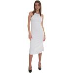 Białe Sukienki sylwestrowe damskie z cekinami marki Emporio Armani w rozmiarze L 