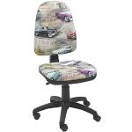 Krzesła biurowe tapicerowane młodzieżowe 