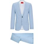 Niebieskie Garnitury slim męskie eleganckie marki HUGO BOSS BOSS w rozmiarze XL 
