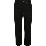Czarne Lniane spodnie męskie w stylu casual marki Burberry w rozmiarze M 