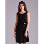 Czarne Sukienki wizytowe damskie marki FactoryPrice w rozmiarze XXL 