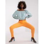 Jasnopomarańczowe Jeansy biodrówki damskie dżinsowe marki FactoryPrice w rozmiarze XL 
