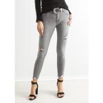 Szare Jeansy rurki damskie rurki dżinsowe marki FactoryPrice w rozmiarze S 
