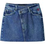 Niebieskie Mini spódniczki damskie dżinsowe mini marki Desigual w rozmiarze L 