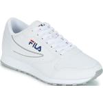 Przecenione Białe Niskie sneakersy damskie marki Fila Orbit w rozmiarze 38 - wysokość obcasa do 3cm 