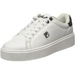Białe Sneakersy damskie w panterkę marki Fila Crosscourt w rozmiarze 39 