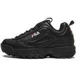 Czarne Masywne sneakersy damskie marki Fila Disruptor w rozmiarze 37 