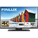 Czarne Smart TV marki Finlux 
